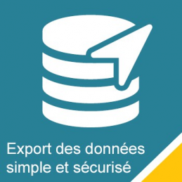 Export des données simple et sécurisé